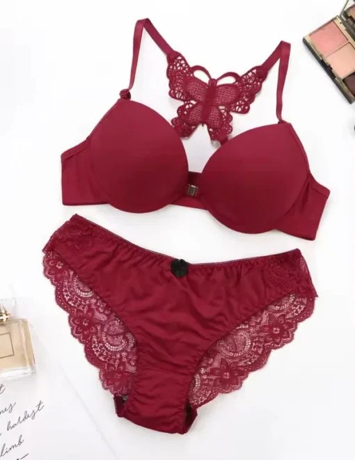 NUGGY THIN PAD PUSH UP BRA SET